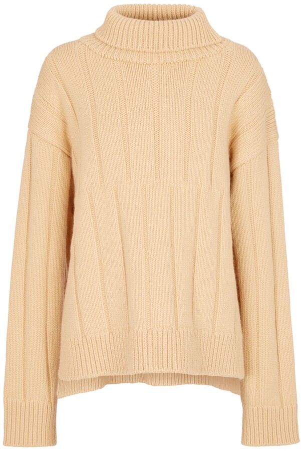 Jil Sander Wool-blend turtleneck sweater - ShopStyle