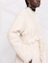 Thumbnail for your product : Army by Yves Salomon Reversible Shearling-Trim Leather Coat