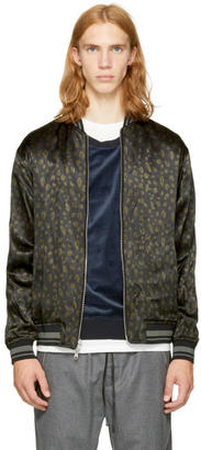 3.1 Phillip Lim Reversible Black Leopard Souvenir Jacket