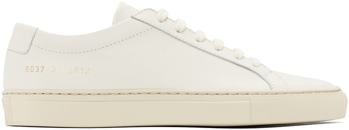 Common Saffiano Contrast Low Sneakers ShopStyle