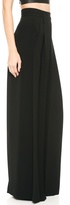 Thumbnail for your product : Alexander Wang High Waist Pleated Crepe Pants