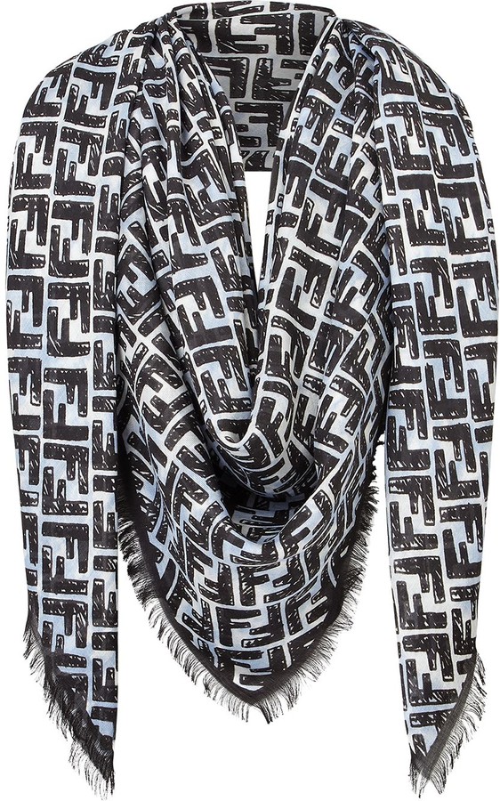 fendi ff logo shawl
