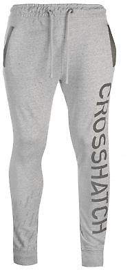 Crosshatch Mens Grus Joggers Jersey Jogging Bottoms Trousers Pants Warm Print