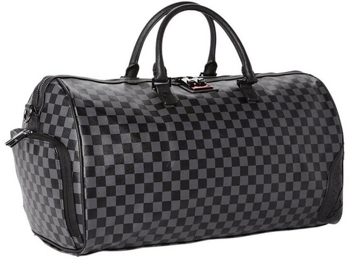 Sprayground Henny Checkered Black Duffle Bag ShopStyle
