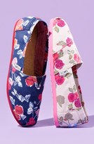 Thumbnail for your product : Toms 'Classic - Navy Floral' Slip-On (Women)