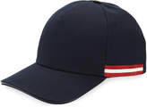 Bally Baseball Hat with Trainspotting Striped Trim
