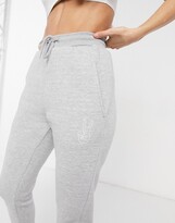 Thumbnail for your product : In The Style x Gemma Collins motif jogger in grey