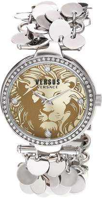 Versus By Versace Women's 'PARIS LIGHTS' Quartz Stainless Steel Casual Watch, Color:Silver-Toned (Model: SGW090016)