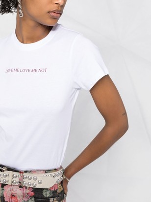 VVB slogan-print cotton T-shirt