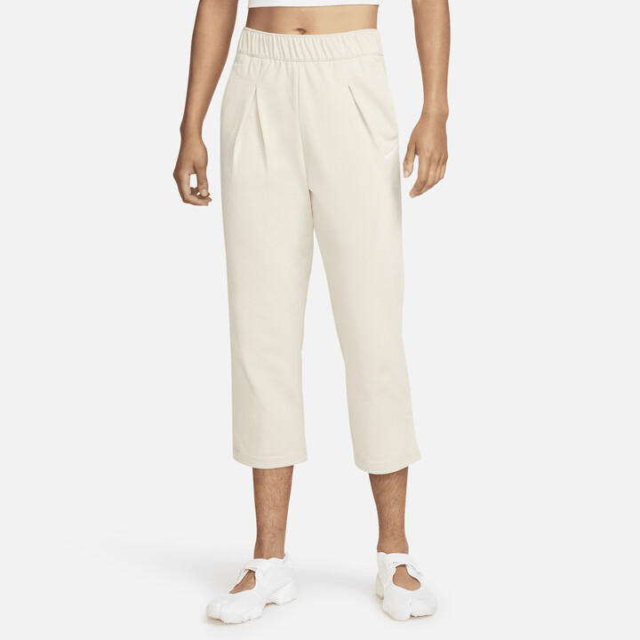 Nike Women's Sportswear Jersey Capri Pants in Brown - ShopStyle