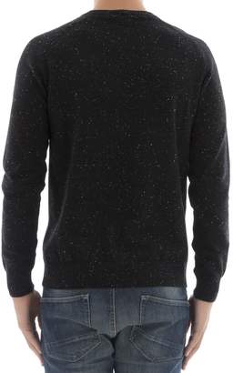 Paolo Pecora Black Wool Sweatshirt