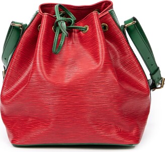 Riviera leather handbag Louis Vuitton Red in Leather - 21652579