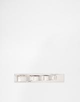 Thumbnail for your product : ASOS Cufflink and Tie Bar Set with Diamante