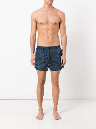 DSQUARED2 camouflage print swim shorts