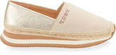 Thumbnail for your product : Tory Burch Daisy Metallic Slip-On Trainer Sneakers