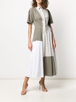 Thumbnail for your product : Talbot Runhof Bourgeois colour block dress