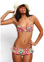 Thumbnail for your product : House of Swim Blinded Bright Flounce Push Up