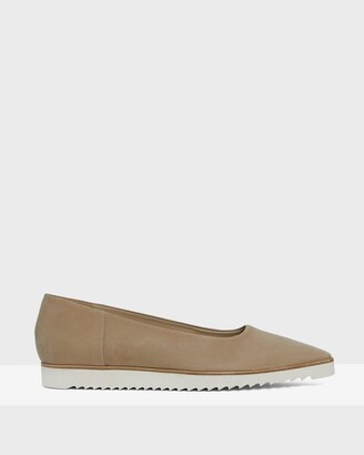 Theory Sport Flat in Leather