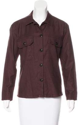 The Great Long Sleeve Button-Up Top