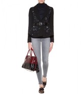 Thumbnail for your product : Miu Miu Two-tone leather tote