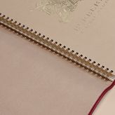 Thumbnail for your product : Burberry Grainy Leather A4 Notebook, Red