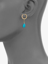 Thumbnail for your product : Jude Frances Turquoise, Diamond & 18K Yellow Gold Earring Charms
