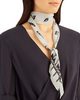 Thumbnail for your product : Rockins Eyes Super Skinny White Scarf
