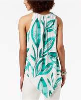 Thumbnail for your product : Alfani Printed Pointed-Hem Top, Created for Macy's