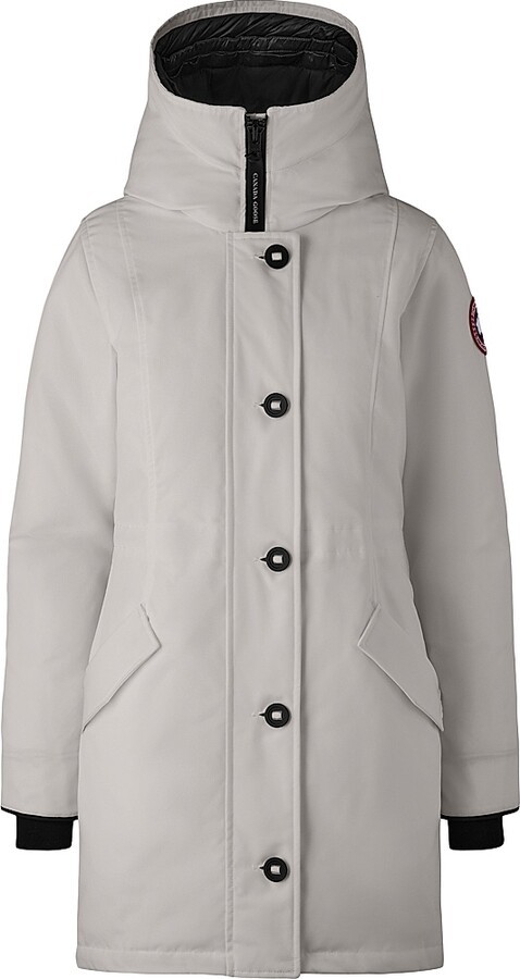 Canada Goose Women's Rossclaire Down Parka - Limestone - Size Large