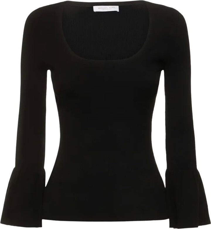 Michael Kors Flared-Sleeve Top