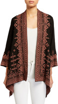Thumbnail for your product : Johnny Was Eyal Draped Linen Cardigan