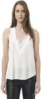 Thumbnail for your product : Rebecca Taylor V-Neck Combo Tank