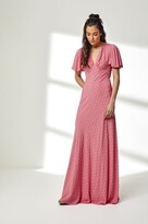 Thumbnail for your product : Libelula Maxi Tammim Dress Red Stripey Triangle Print