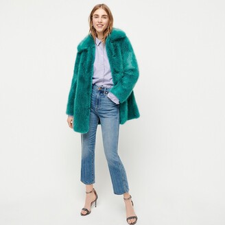 j crew fuzzy jacket