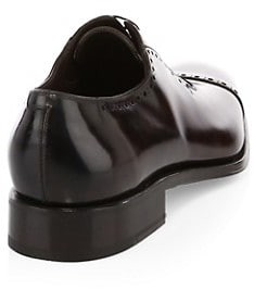 Ferragamo Brawell Leather Oxford Shoes