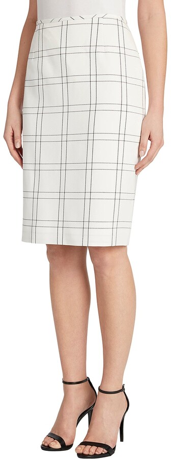 womens ivory pencil skirt