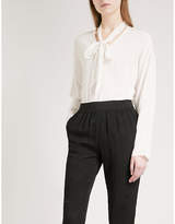 Thumbnail for your product : Claudie Pierlot Porto Bis floral-jacquard trousers