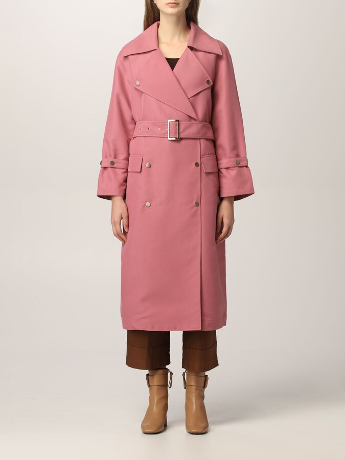 Armani Exchange trench coat in cotton gabardine - ShopStyle