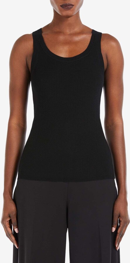 Max Mara Eliadi Ribbed Wool Tank Top