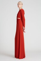 Thumbnail for your product : Halston Baylee Jersey Halter Gown