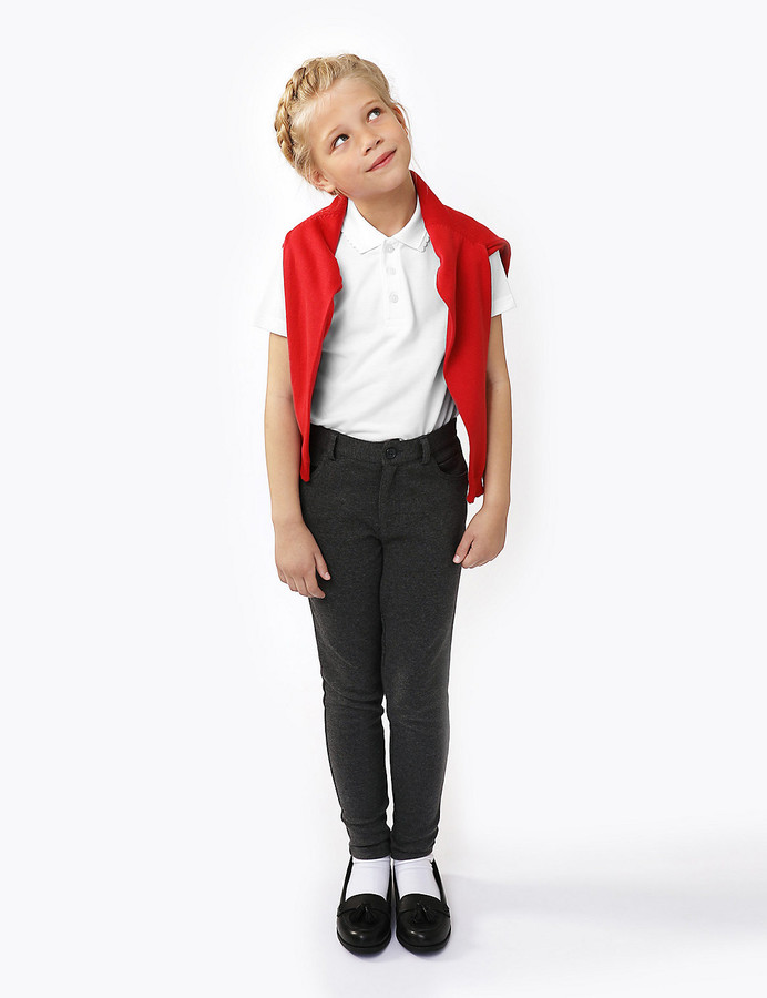 skinny fit school trousers