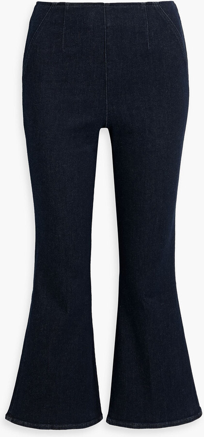 Veronica Beard Carson high-rise kick-flare jeans