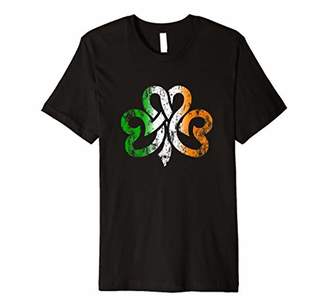 Celtic Irish Knot Shamrock distressed clover T-shirt