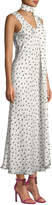 Thumbnail for your product : Maggie Marilyn Strength In Vulnerability Printed Tie-Neck Long Dress