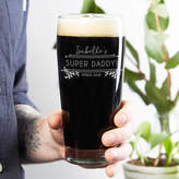 Thumbnail for your product : norma&dorothy Super Daddy Etched Beer Glass