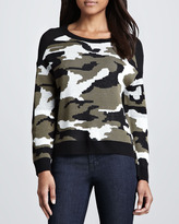 Thumbnail for your product : Generation Love Ruby Camo-Print Sweater