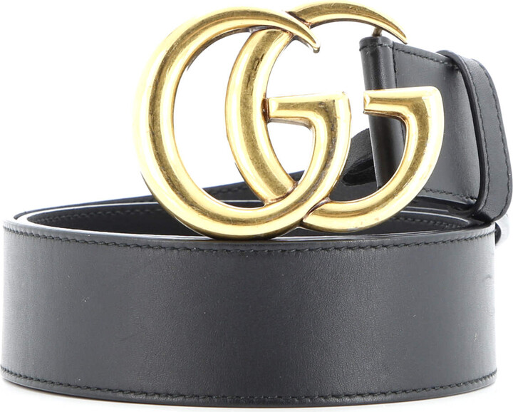 GUCCI GG Marmont Belt Leather Medium