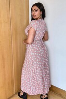 Thumbnail for your product : boohoo Plus Floral Wrap Maxi Dress