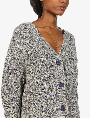 360 Cashmere Petunia cotton-knit cardigan