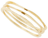 Thumbnail for your product : Panacea Set of Three Golden Brushed Bangles